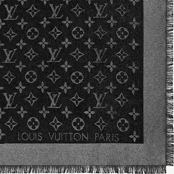 LOUIS VUITTON MONOGRAM SHINE SHAWL - Picture 4 of 8